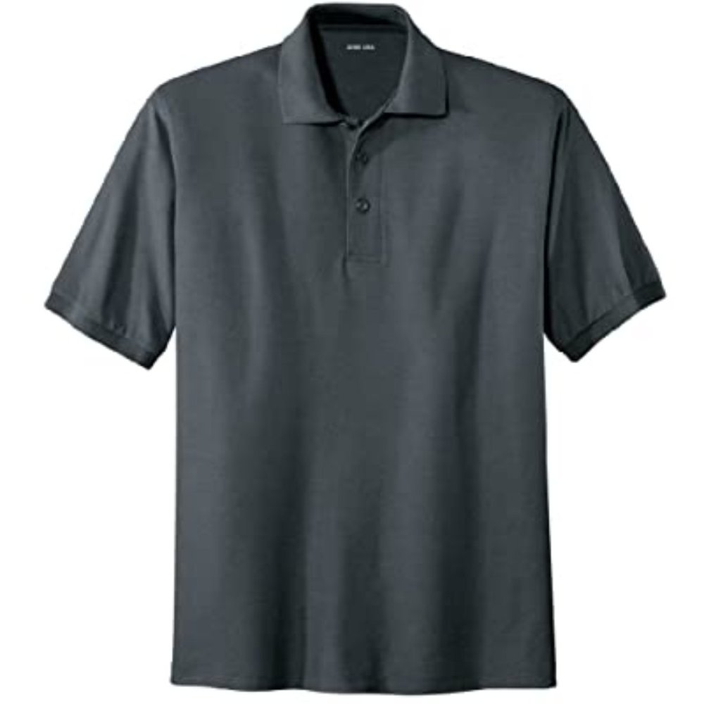 Joe's USA Men's Classic Polo Shirt Steel Grey New